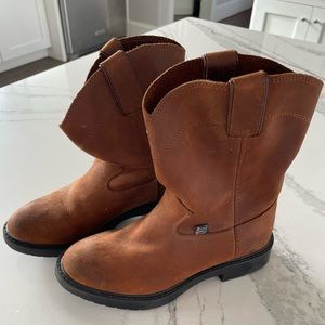 Justin Boots. Boys size 13.5.
